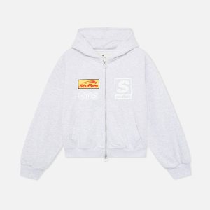 Starnova Grey Melange Zipper