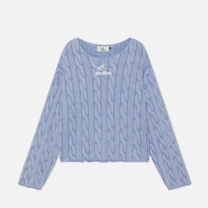 New Trench Blue Knit