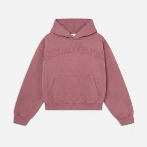 Raw Burgundy Hoodie