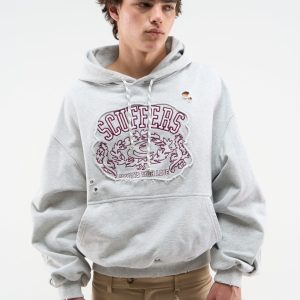 Eu Grey Melange Hoodie