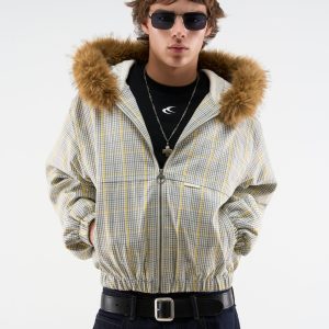 Checkered Work Jacket