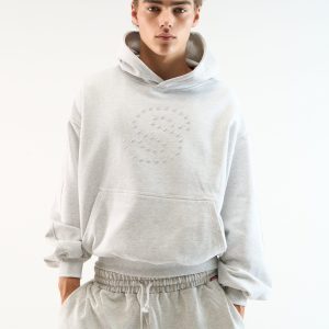Bob Grey Melange Hoodie