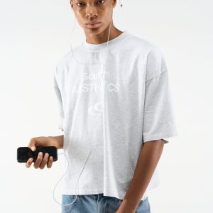 Nobrand Light Grey Melange T-Shirt