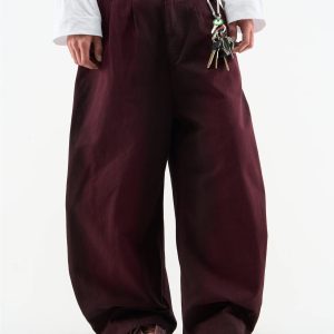 Shell Burgundy Pants