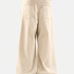 Suede Grey Jumbo Pants