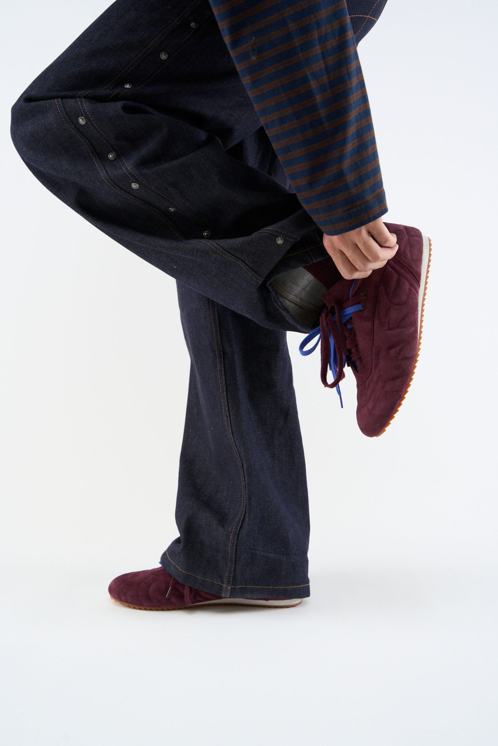 Iconic Suede Burgundy Sneaker - Image 11