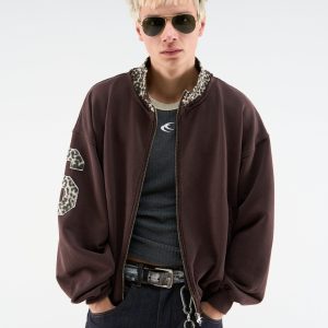 Tokiet Leopard Zipper