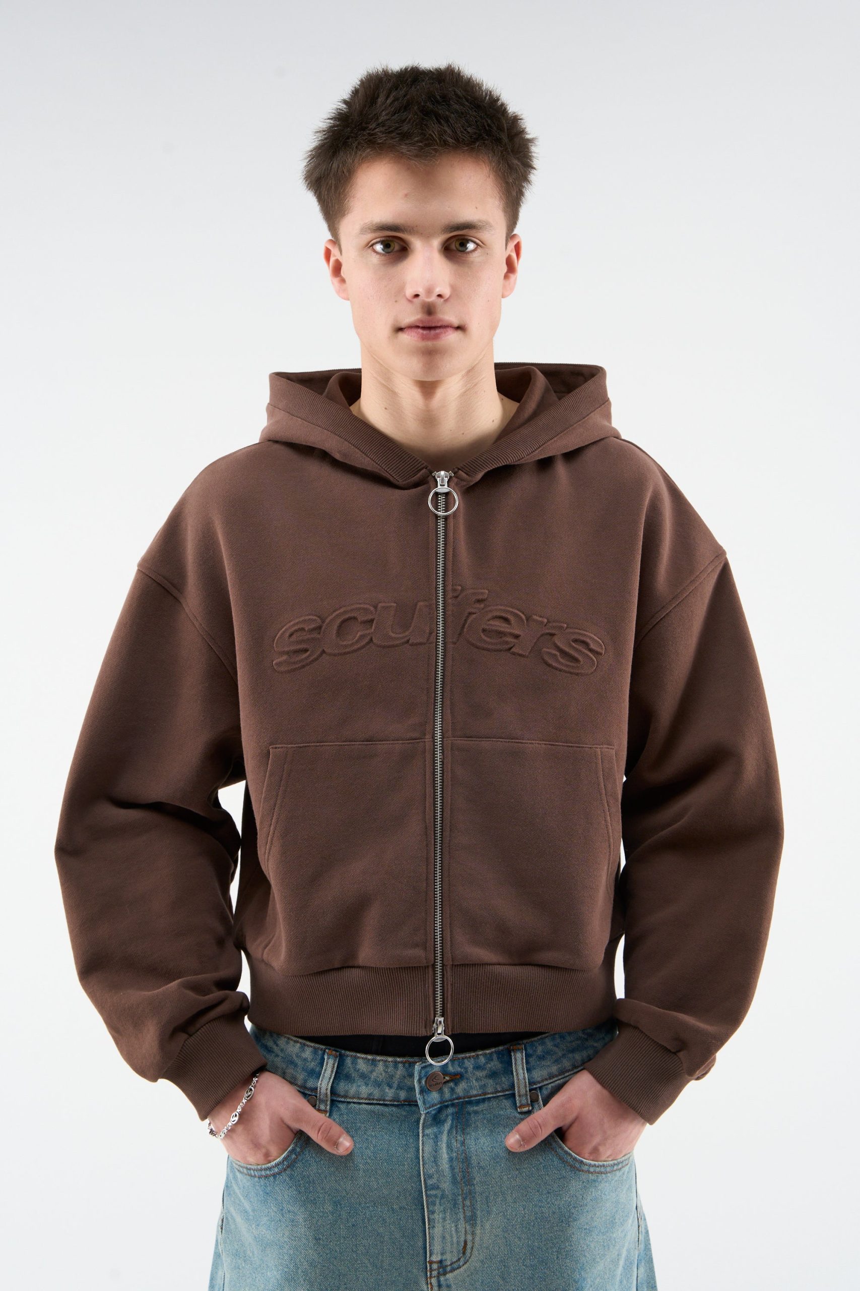 Bullet Brown Zipper