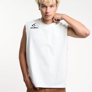 Under White T-Shirt
