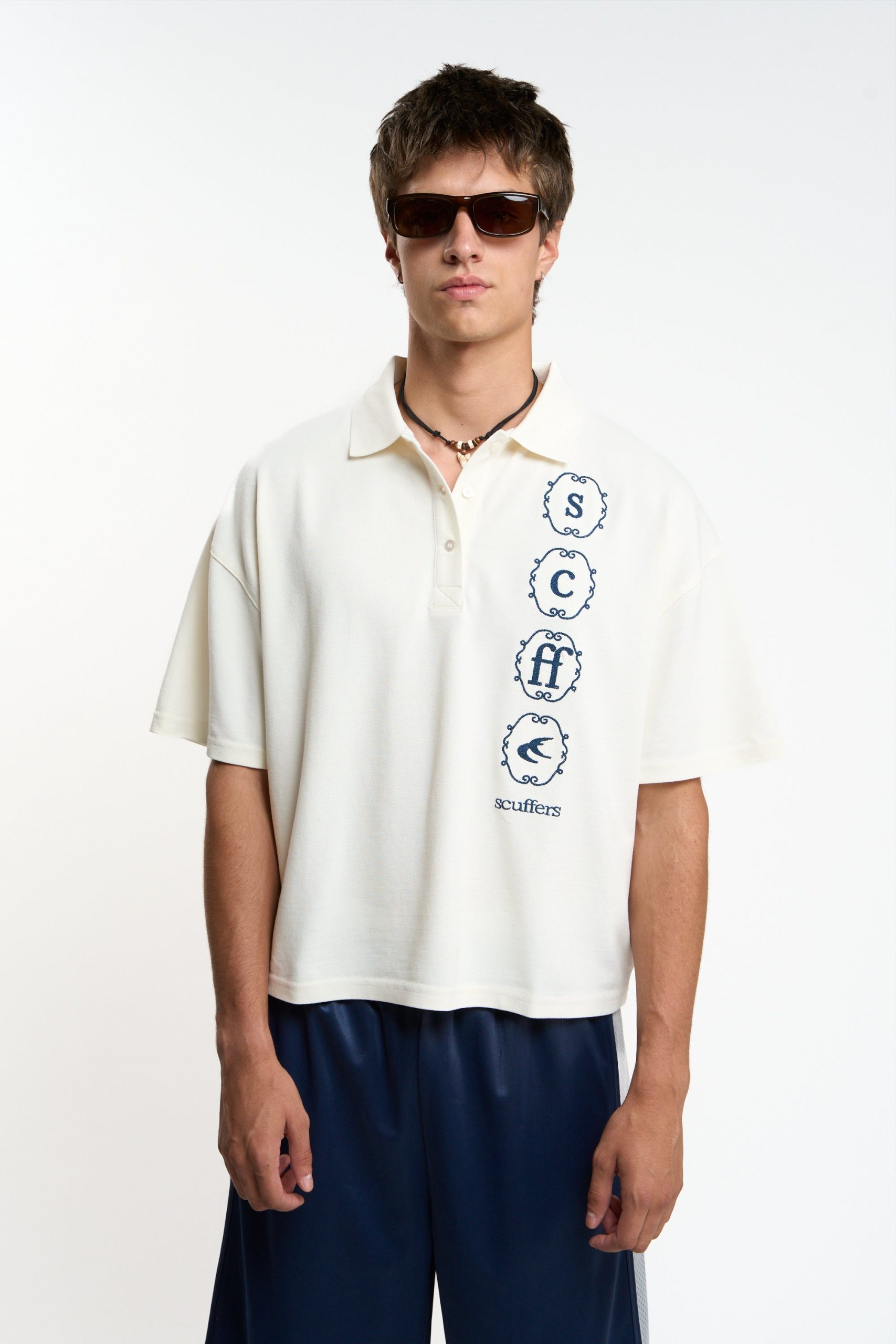 Barcelona White Polo