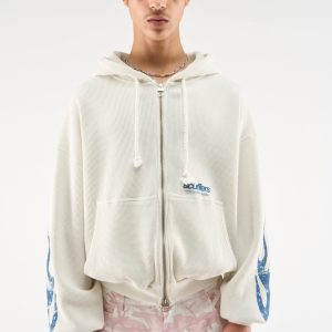 Flame Ecru Zipper