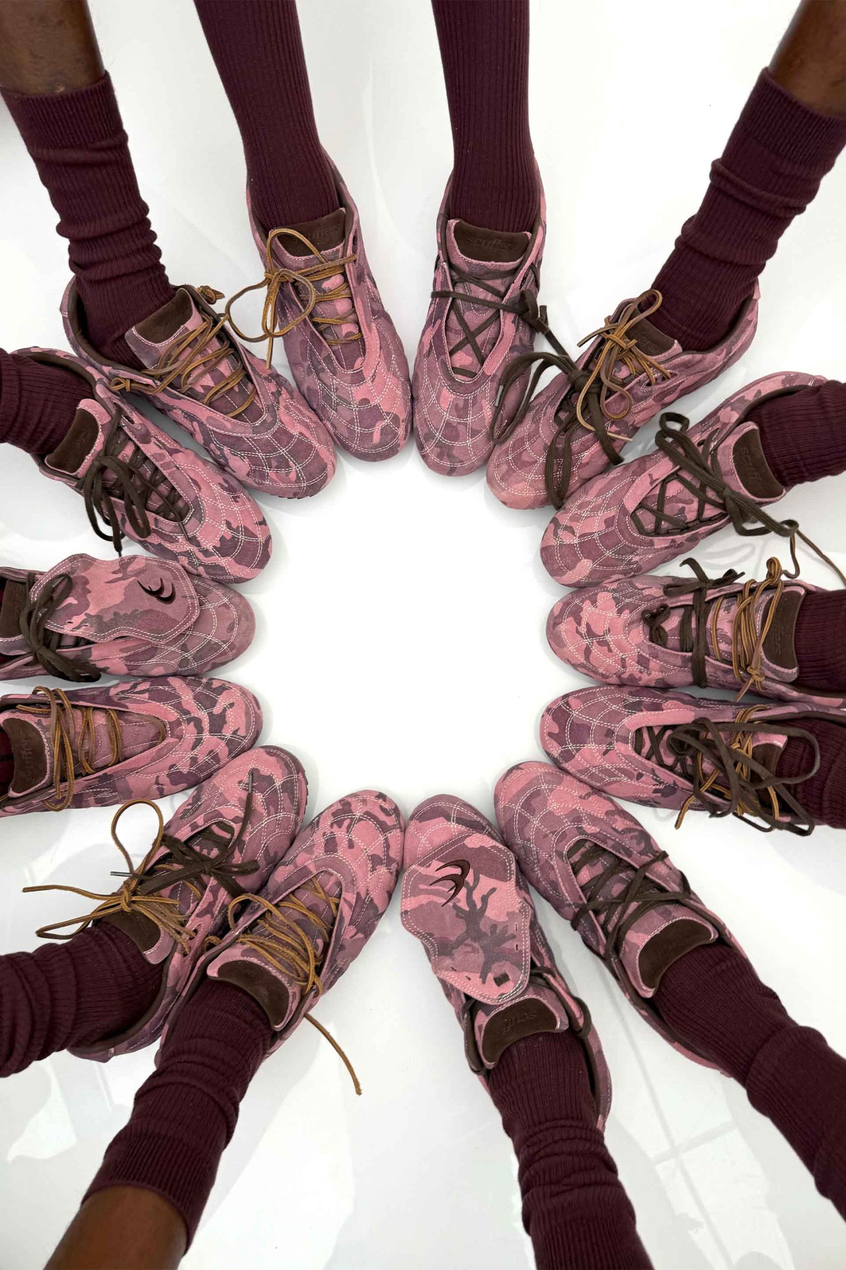 Iconic Wine Camo Sneaker - Image 8