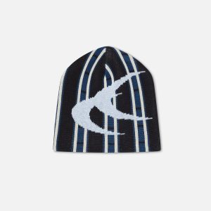 King Snake Blue Beanie