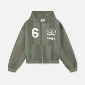 Picadilly Green Zipper
