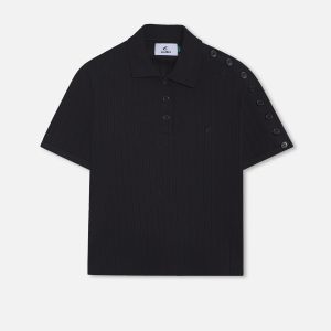 Placket Black Polo