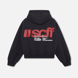 Globally Black Hoodie