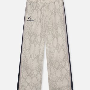 Snake Light Grey Tech Pants