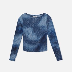 Text Blue Longsleeve