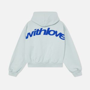 Sign Light Blue Hoodie
